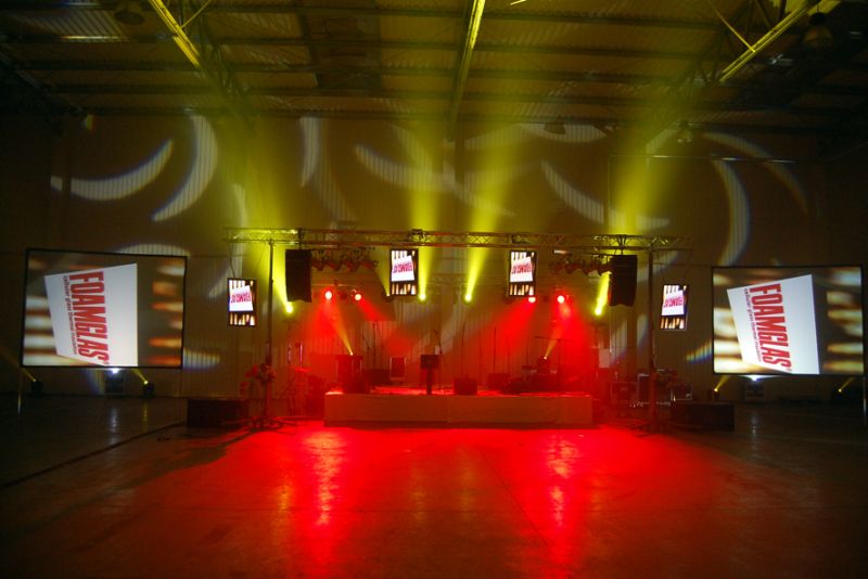 foamglass stage light show